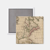 北米の地図2 マグネット (正面/裏面)