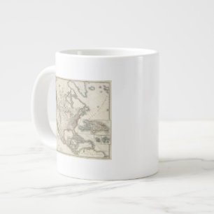 北米の地図 ジャンボコーヒーマグカップ