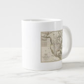 北米の地図 ジャンボコーヒーマグカップ (正面右)