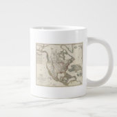 北米の地図 ジャンボコーヒーマグカップ (右)