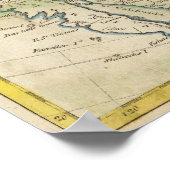 北米の新地図 ポスター (角)