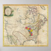 北米の新地図 ポスター (正面)