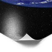 北米を中心とした完全に照らされた地球 フォトプリント            (角)