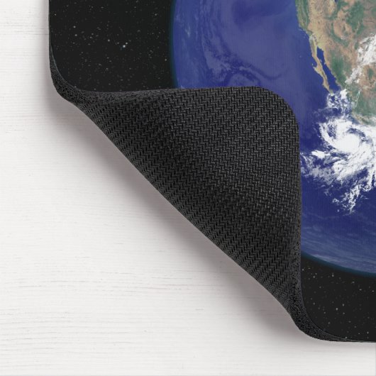 北米を中心とした完全に照らされた地球 マウスパッド (コーナー)