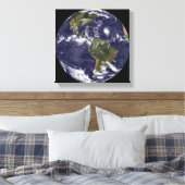 北米を示す全地球2 キャンバスプリント (インサイチュ (寝室))