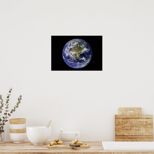 北米を示す全地球2 ポスター (キッチン)