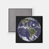 北米を示す全地球2 マグネット (正面/裏面)