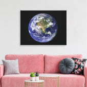 北米を示す全地球3 キャンバスプリント (インサイチュ (リビング))