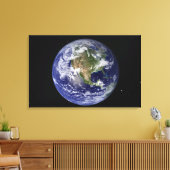 北米を示す全地球4 キャンバスプリント (インサイチュ (リビング))