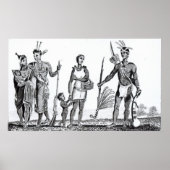 北米インディアン ポスター (正面)