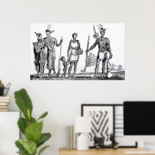 北米インディアン ポスター (ホームオフィス)