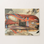 北米インド1832年ジョージ・カトリン ジグソーパズル (横)