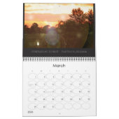 北米カレンダーのサンセット カレンダー (3月 2026)