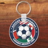 北米サッカー大会 キーホルダー (正面)