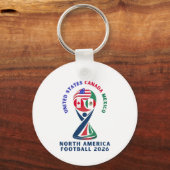 北米サッカー2026 | USA カナダ メキシコ キーホルダー (正面)