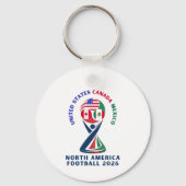 北米サッカー 2026 | アメリカ カナダ メキシコ キーホルダー (裏面)