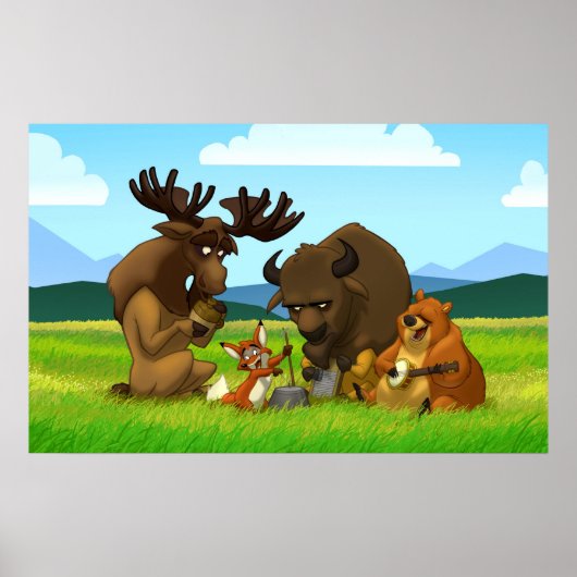 北米ジャグバンドポスター ポスター (正面)