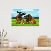 北米ジャグバンドポスター ポスター (キッチン)