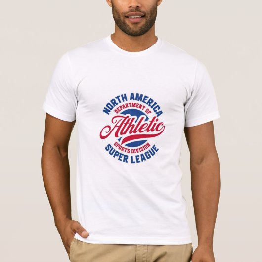 北米スポーツ競技部 Tシャツ (正面)