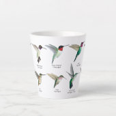 北米ハミングバード カフェラテマグ (正面)