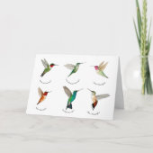 北米ハミングバード カード (正面)