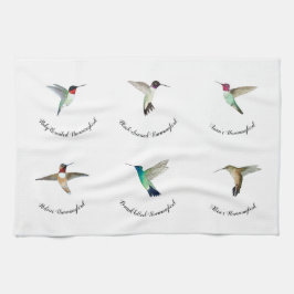 北米ハミングバード キッチンタオル