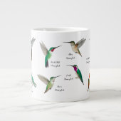 北米ハミングバード ジャンボコーヒーマグカップ (正面)