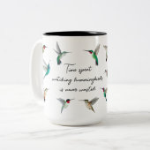 北米ハミングバード ツートーンマグカップ (正面左)