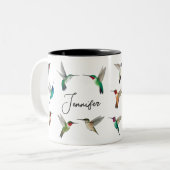 北米ハミングバード ツートーンマグカップ (正面左)