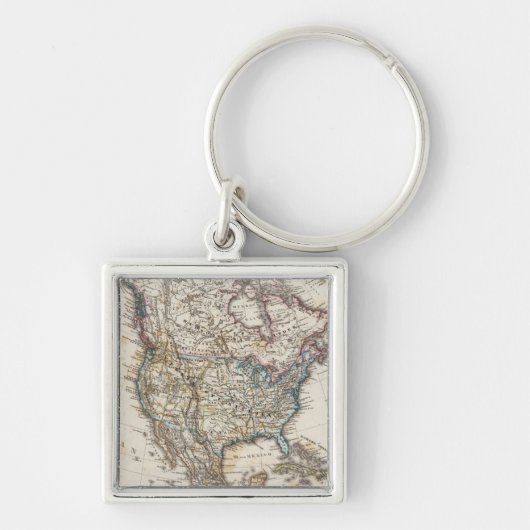 北米マップバイスティーラー キーホルダー (正面)