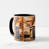 北米ユニティ:煙タンクのトップに上がる マグカップ (正面左)