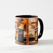 北米ユニティ:煙タンクのトップに上がる マグカップ (正面右)