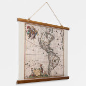 北米レア全新世界 吊り下げ型タペストリー (傾斜あり)