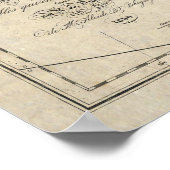 北米ヴィンテージ地図のポスター ポスター (角)