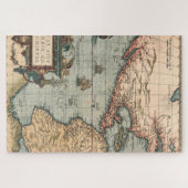 北米ヴィンテージ地図 ジグソーパズル (横)