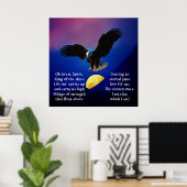 北米先住民インディアン祈りの言葉 ポスター (ホームオフィス)