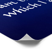 北米先住民インディアン祈りの言葉 ポスター (角)