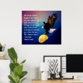 北米先住民インディアン祈りの言葉 ポスター (ホームオフィス)