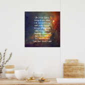 北米先住民インディアン祈りの言葉 ポスター (キッチン)