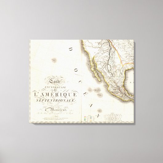 北米南西部 キャンバスプリント (正面)