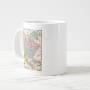 北米地図2 ジャンボコーヒーマグカップ