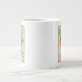 北米地図3 ジャンボコーヒーマグカップ (正面)