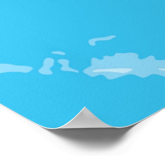 北米地図 ポスター (角)