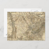 北米地図 ポストカード (正面/裏面)