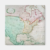 北米地図 マグネット (正面)