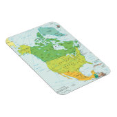 北米地図 マグネット (右側)