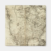 北米地図 マグネット (正面)