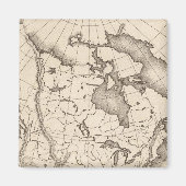 北米地図 マグネット (正面)