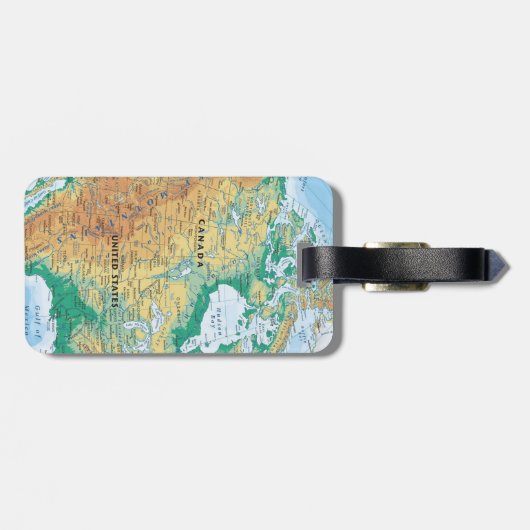 北米地図 ラゲッジタグ (裏面横)