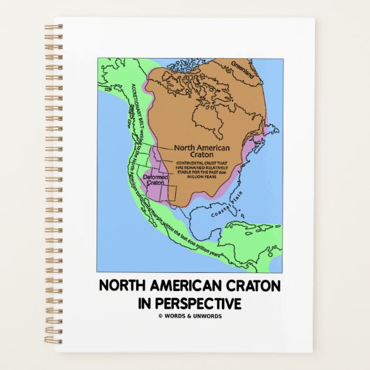 北米地域の視点 プランナー手帳 (正面)